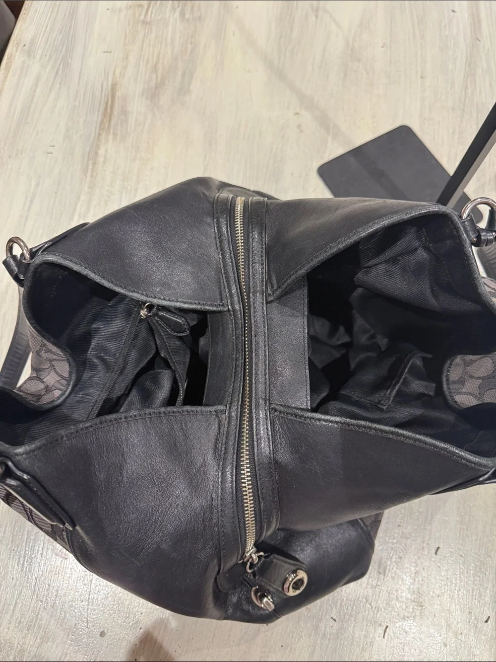 Coach Eidie 31 Signature Canvas Shoulder Bag